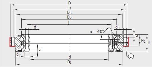 ZKLDF rotary table bearings